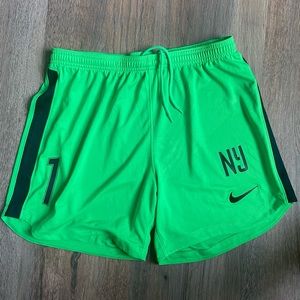 Green Gotham shorts